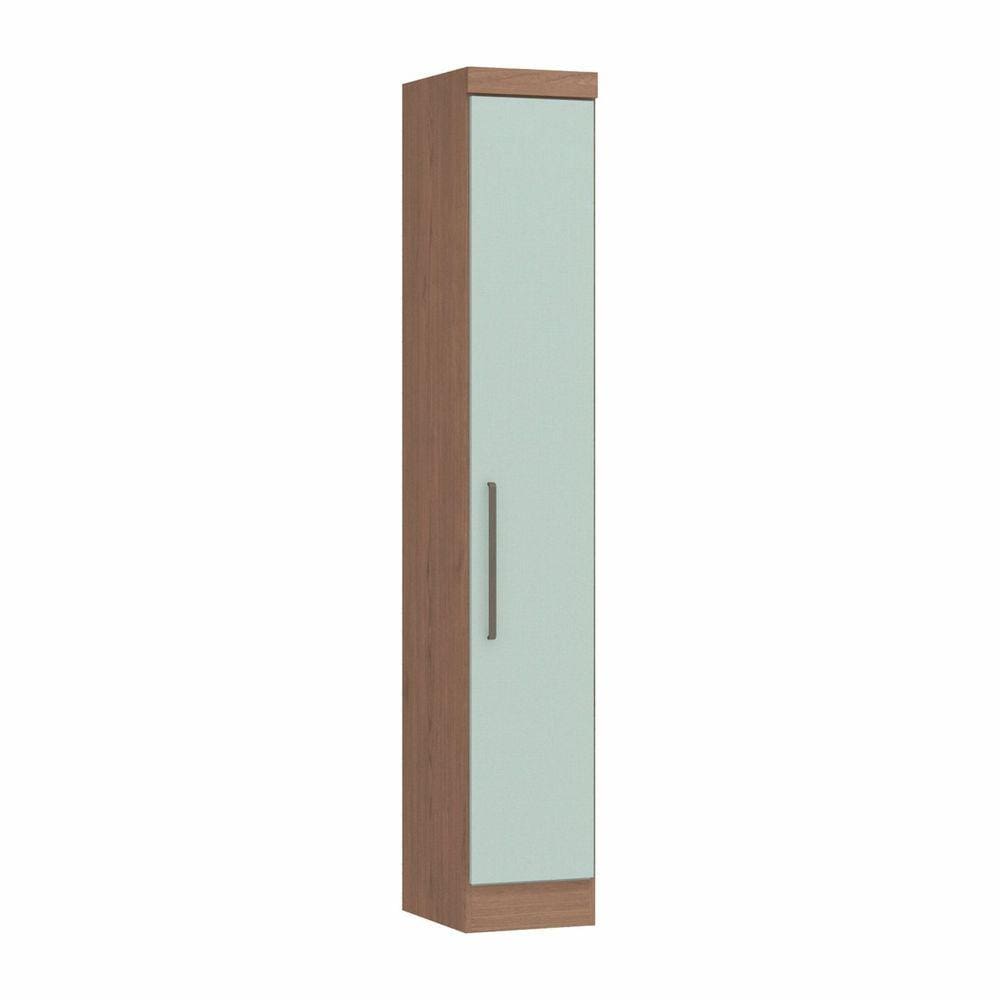 Guarda Roupa Modulado 1 Porta Infinity Móveis Castro Macadâmia/Pistache Line