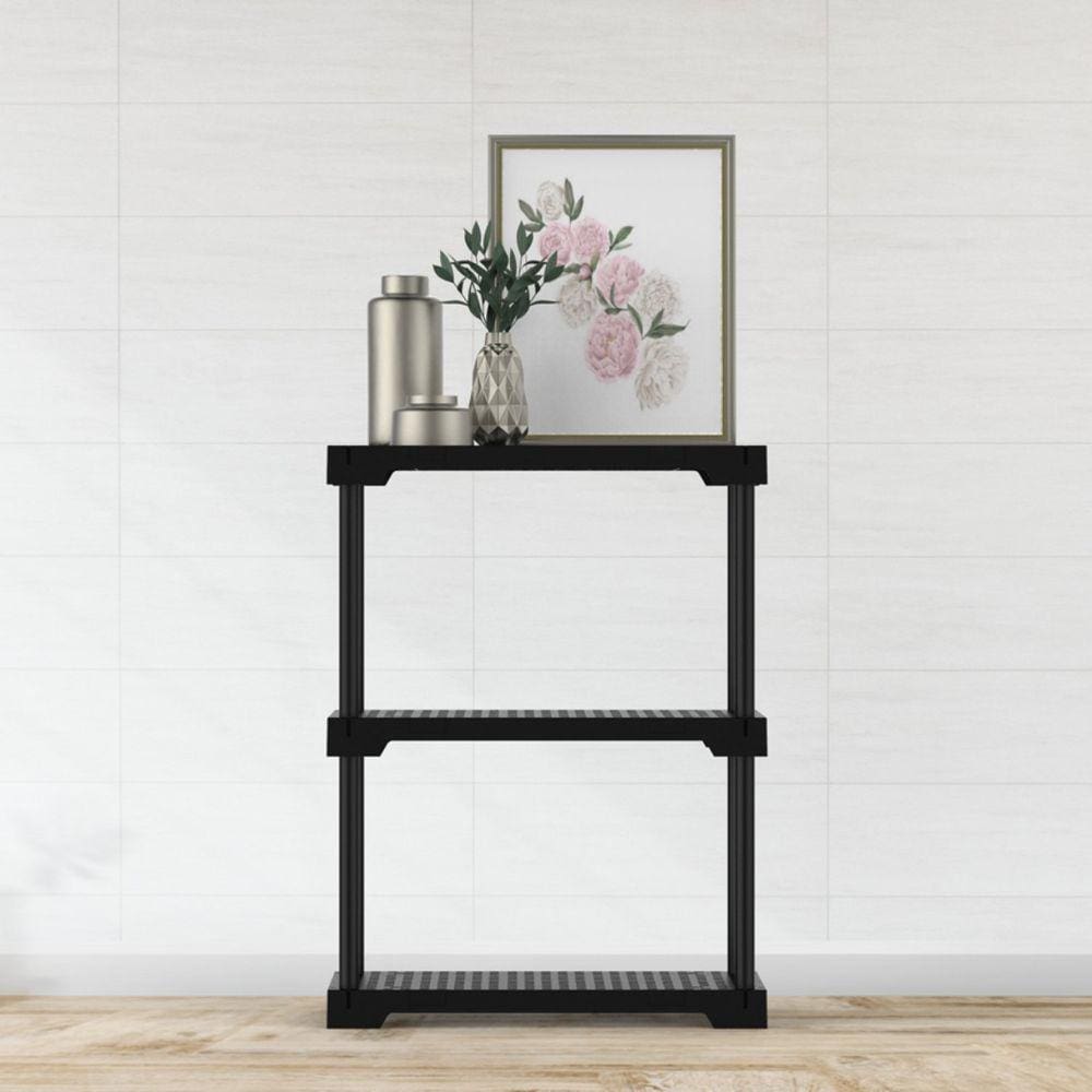 Estante Modular 3 Prateleiras Poly Eco Grifit Preta