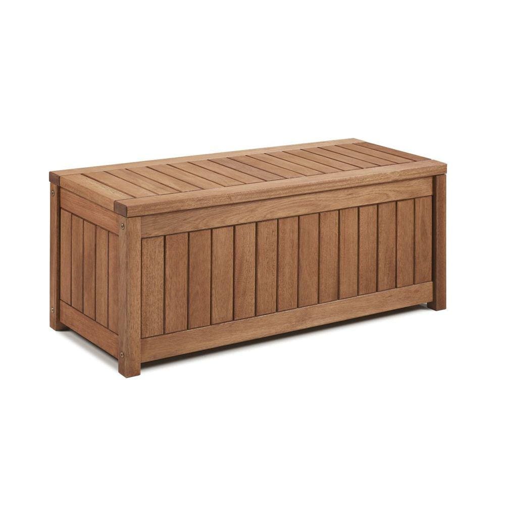 Banco Baú 100cm Combine Casa e Jardim Móveis Stain Jatobá