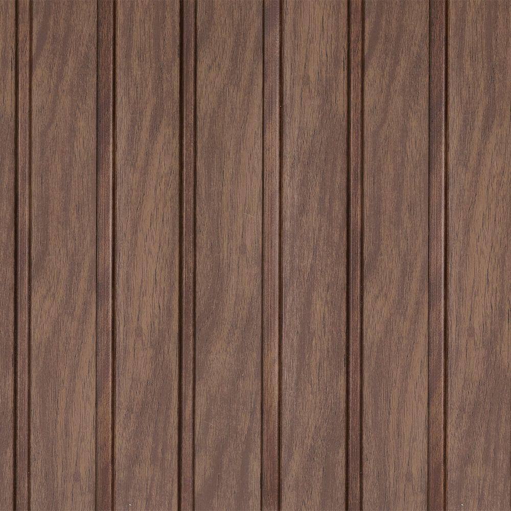 Painel Ripado em Barra 285x12,2cm 0,34m² Poliestireno Ruffino Jacarandá