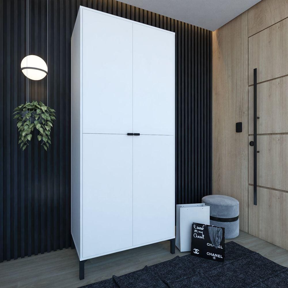 Armário para Escritório 2 Portas Soho Falkk Branco