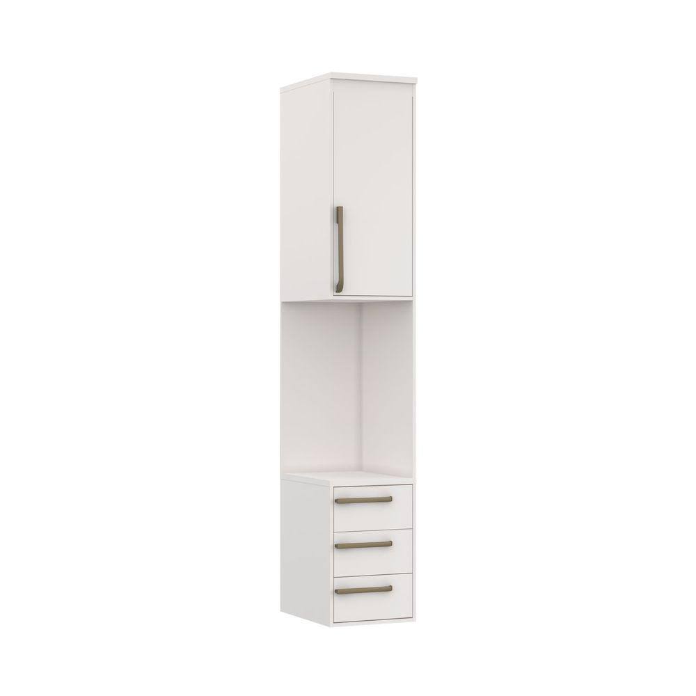 Módulo Mesa de Cabeceira Direito Belmax Branco