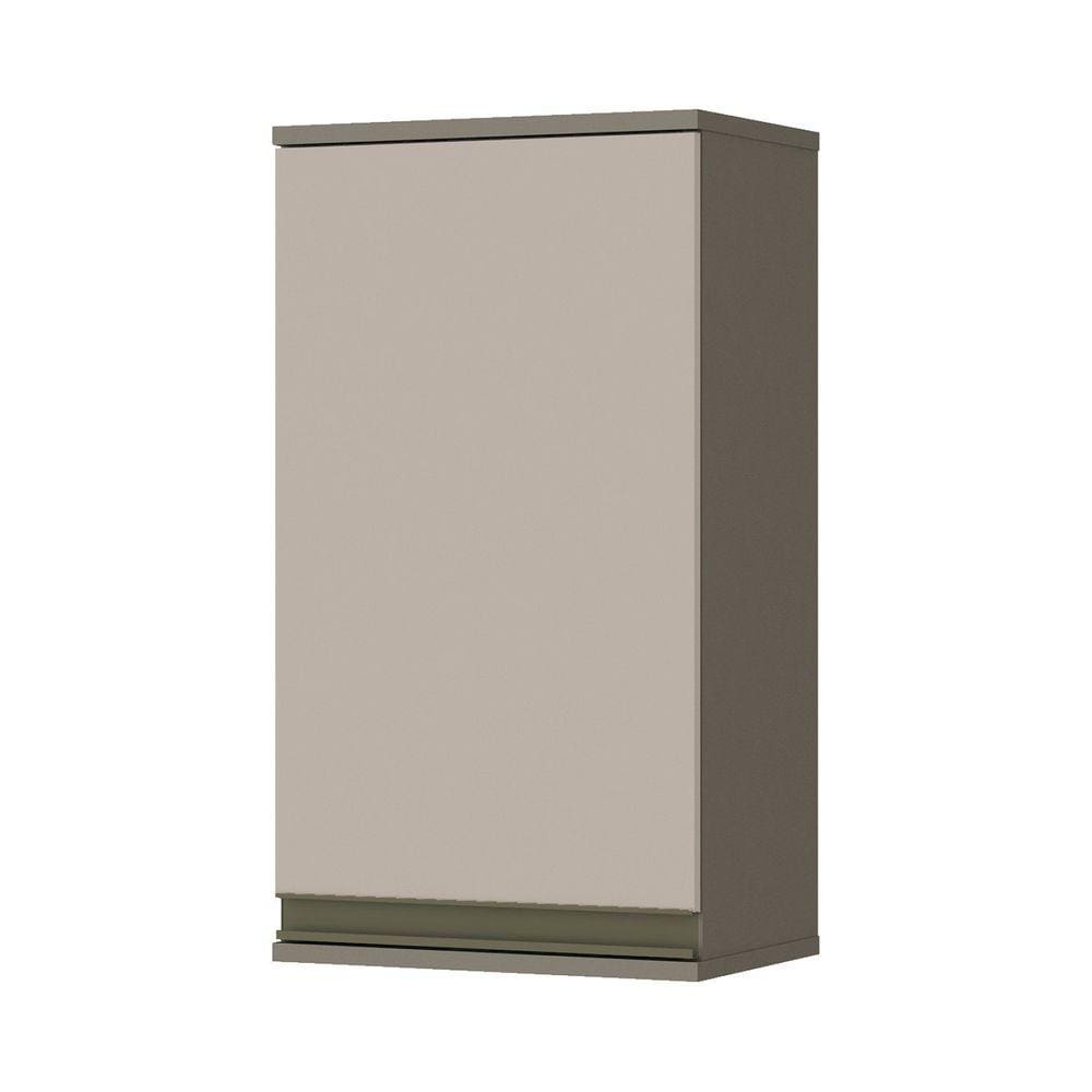 Armário Aéreo de Cozinha 1 Porta 35cm Connect Henn Duna/Cristal