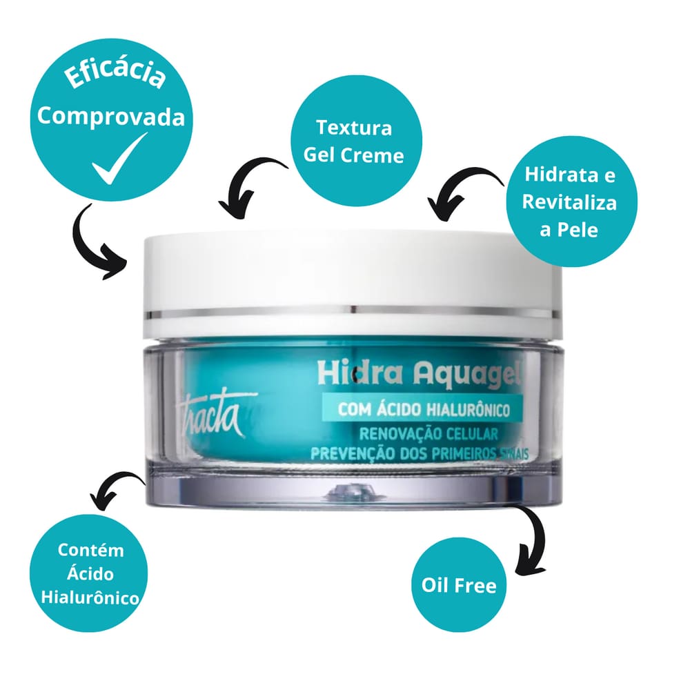 Gel Creme Tracta Hidra Aquagel Com Ácido | Extra
