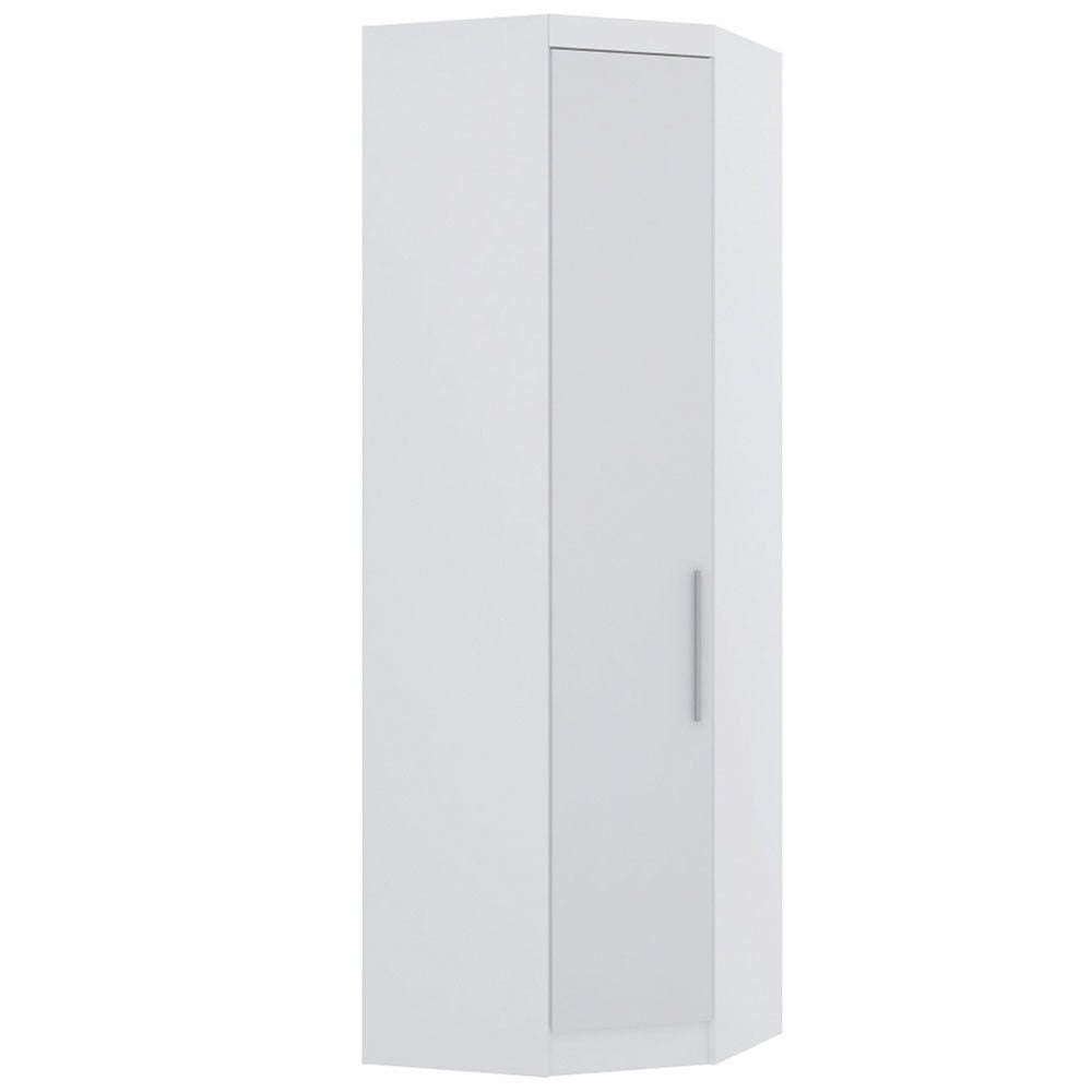 Guarda Roupa de Canto Diagonal Modulado 70cm 1 Porta Alpes Luciane Móveis