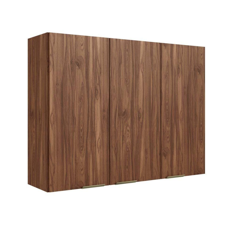 Armário Aéreo 3 Portas 120cm Montenegro Decibal Wengue