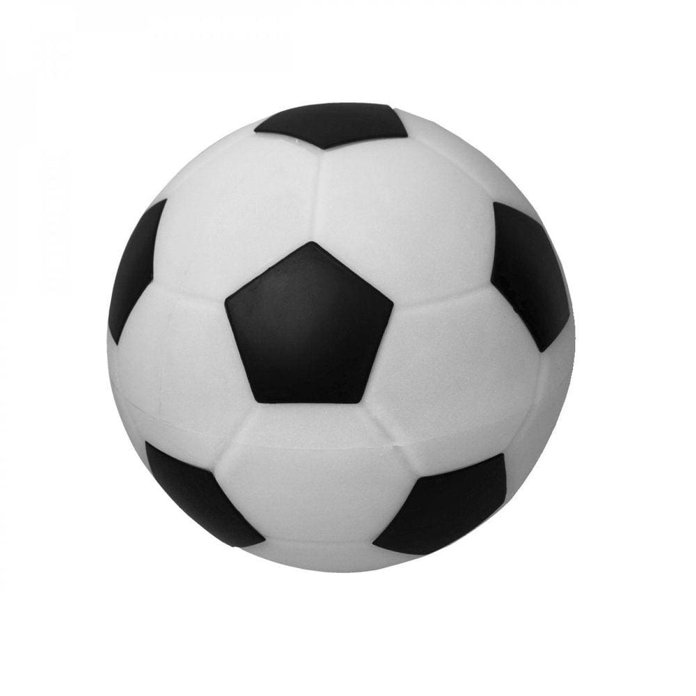 Luminária de Mesa Bola de Futebol-preto Branco e Preto