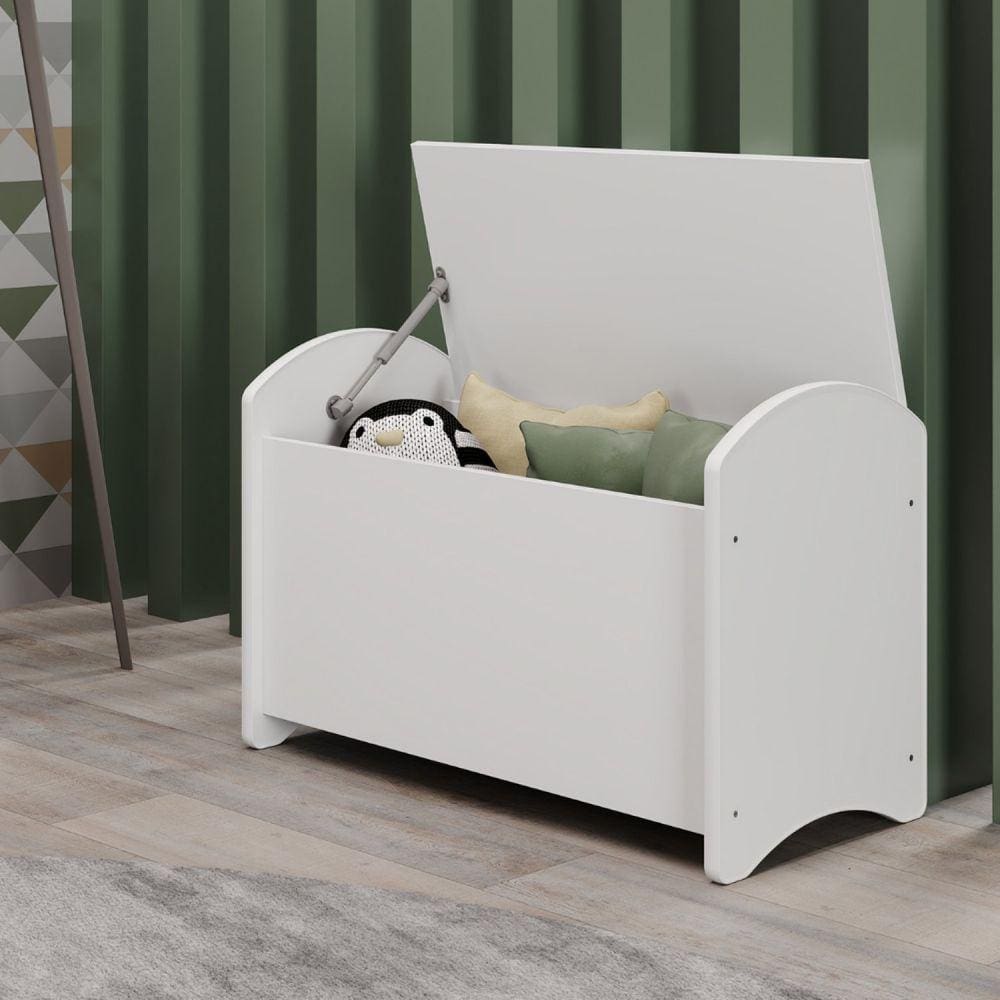 Baú Infantil 50,5x70,5x39,5cm Movelbras Branco