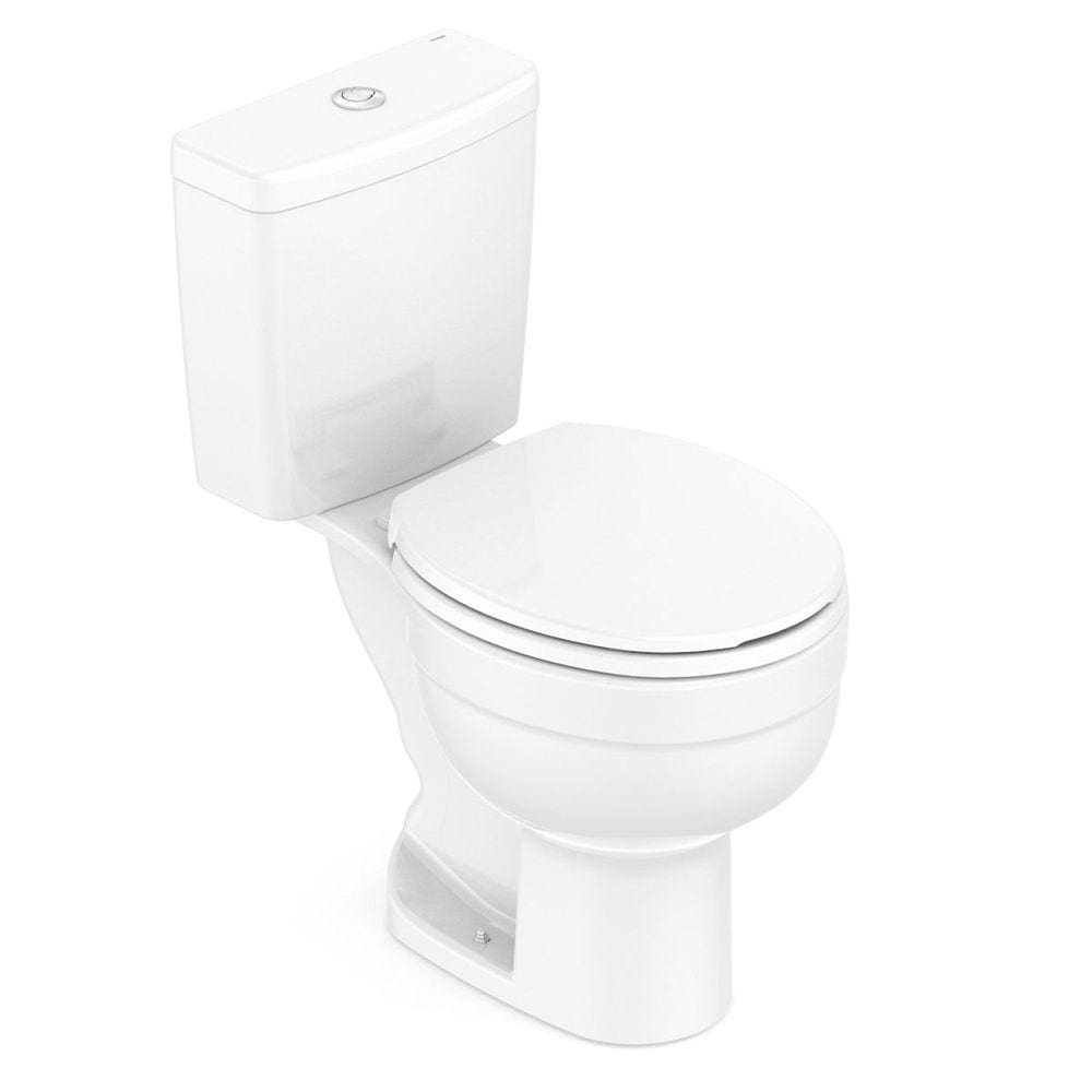 Kit Vaso Sanitário com Caixa Acoplada e Assento Soft Close Acesso Confort Incepa Branco