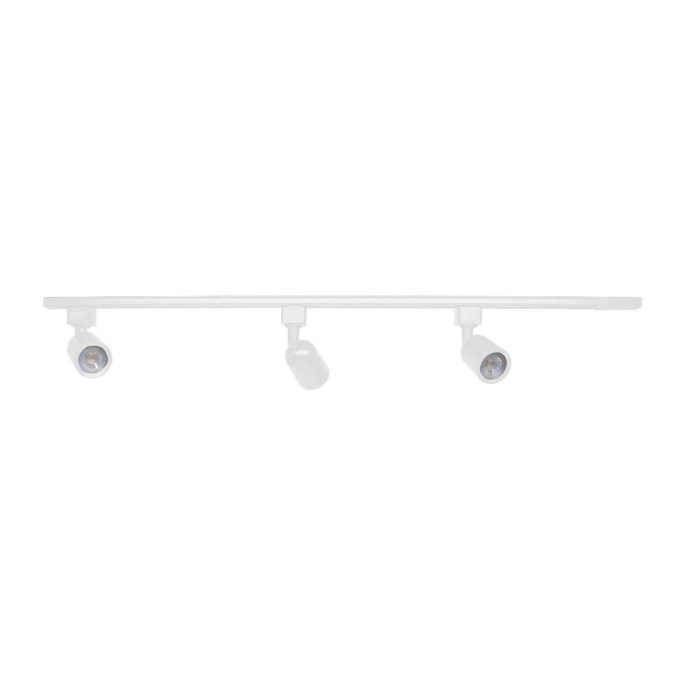 KIT Trilho com 3 Spots 6500k Direct LED Taschibra