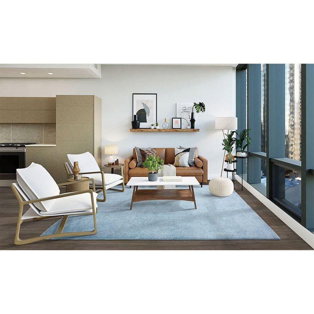 Tapete 200x250cm Relex N Tapetes São Carlos Azul Aquamarine