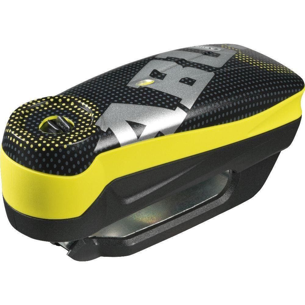 Trava De Disco C- Alarme Abus Detecto 7000 Rs1 Pixel Amarelo [f016]