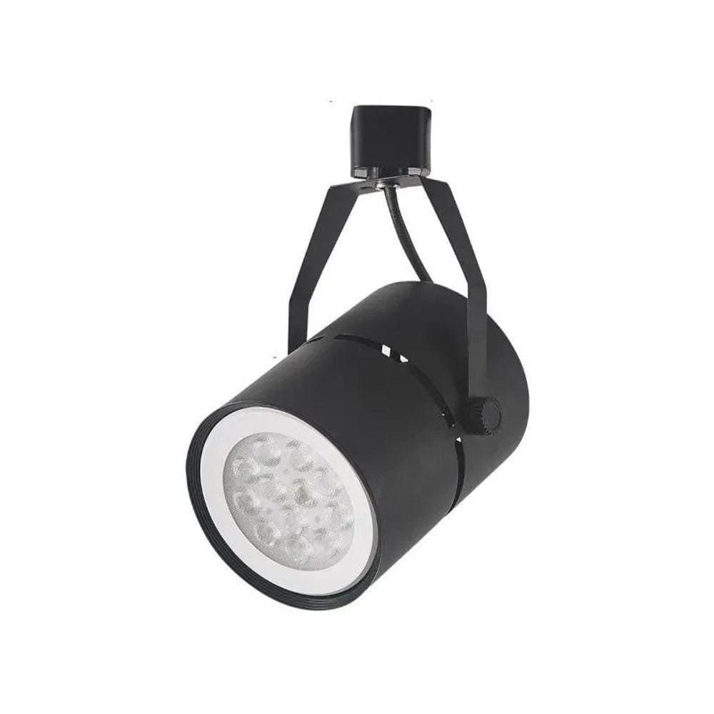 Spot Direcionável Para Trilho Mbled Classic Par30 Bivolt Preto