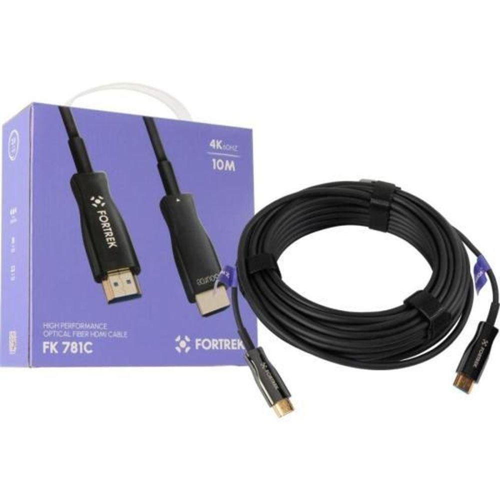 Cabo Hdmi Fibra óptica 4k Fk781c 10m Fortrek [f002]