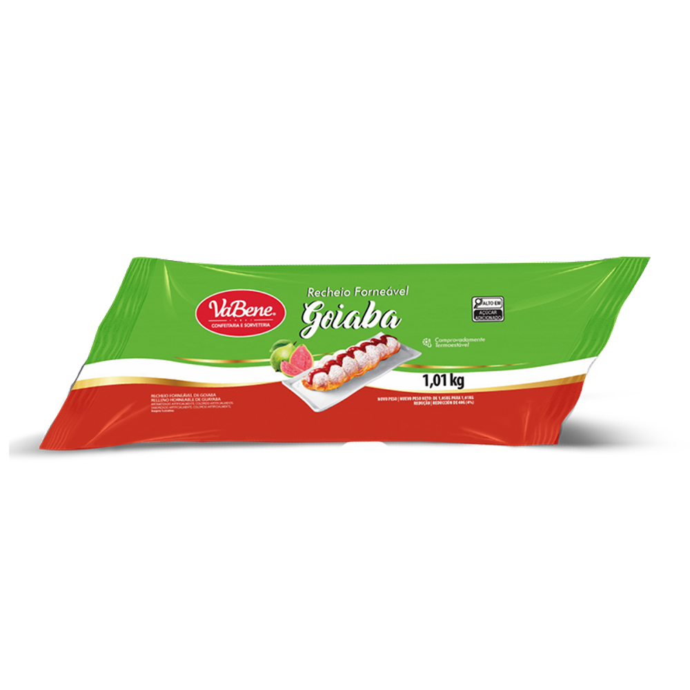 Recheio Forneável Goiaba 1,01kg - Vabene