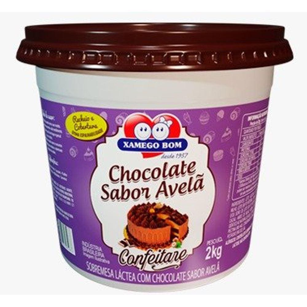 Recheio Cobertura Com Avelã 2kg - Xamego Bom