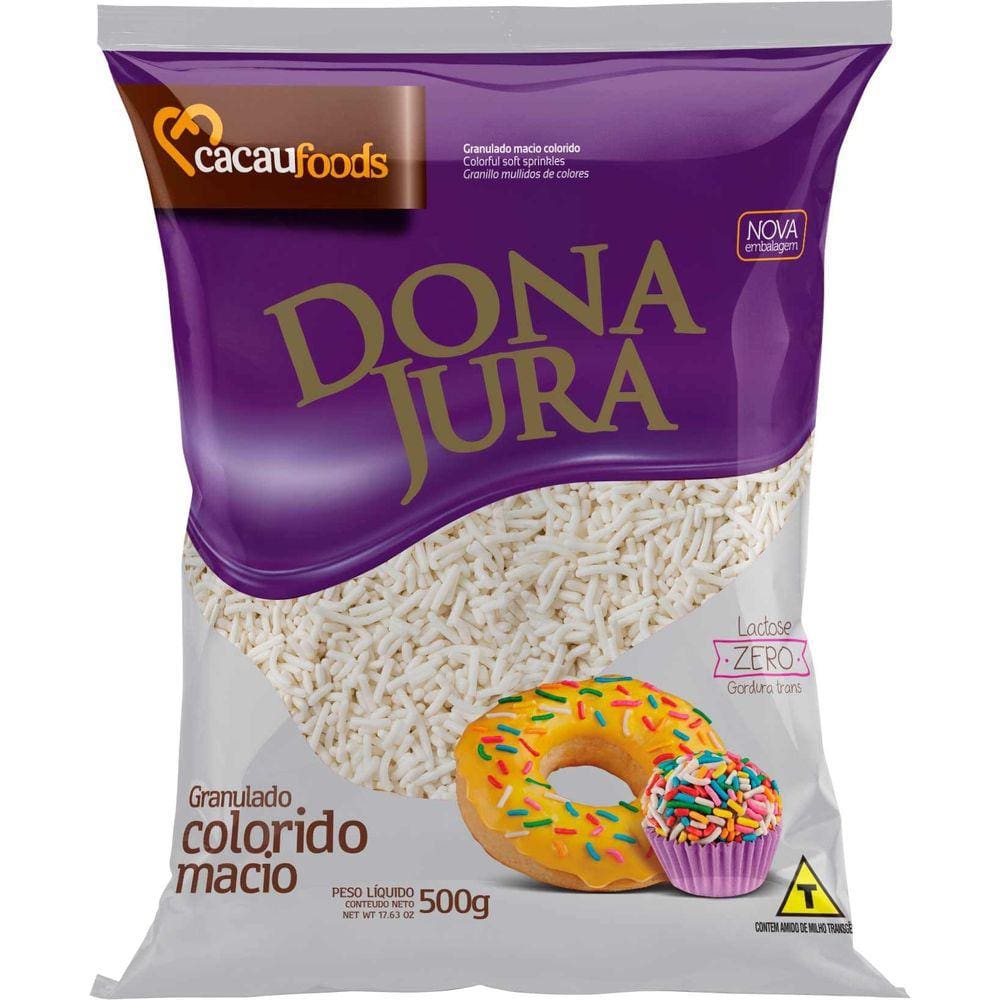 Chocolate Granulado Macio 500g - Dona Jura