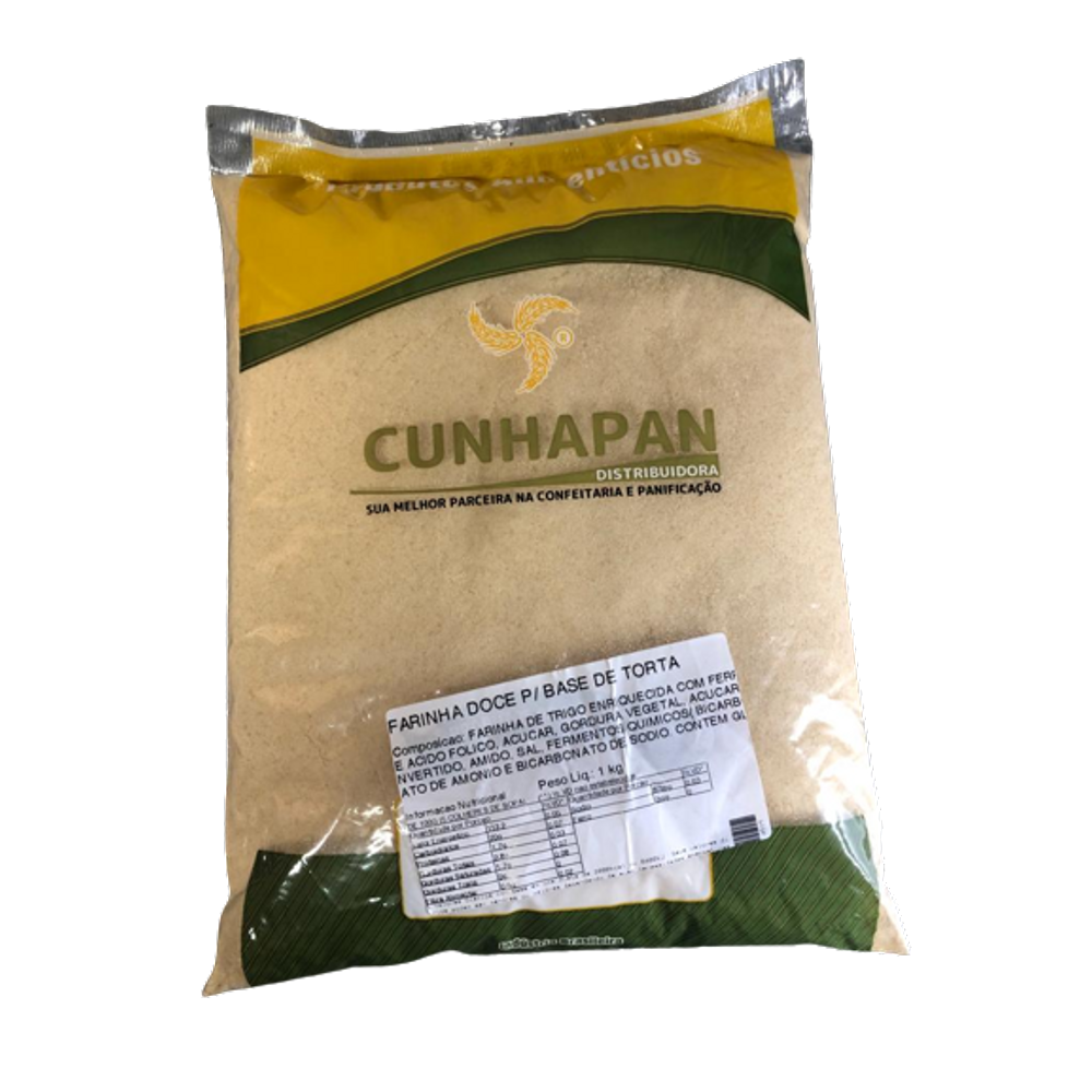 Farinha Doce Para Base De Torta 1kg - Cunhapan