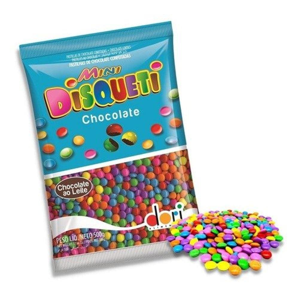 Confete Mini Disqueti Colorido 500g - Dori