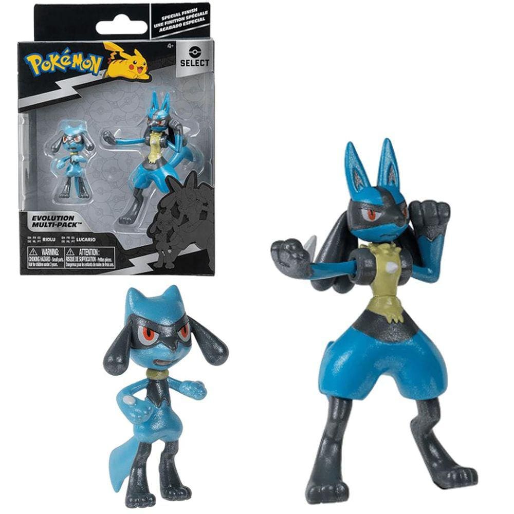 Pokémon Riolu e Lucario Multipacks de Evoluções Sunny
