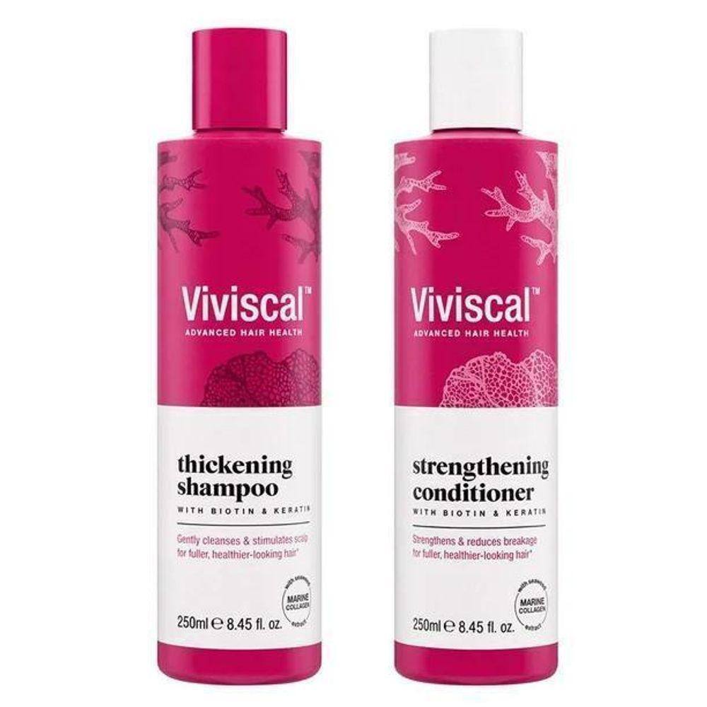 Viviscal Shampoo E Condicionador Fortalecedor Com Biotina