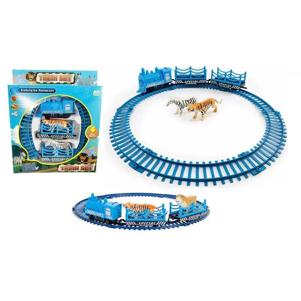 Trenzinho Brinquedo Infantil Ferrorama Elétrico Locomotiva