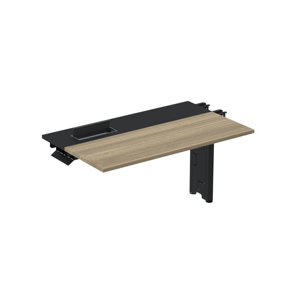 Complemento de Plataforma Corporativa 140x792 Cplpsc140 Noce Marromlle/Preto