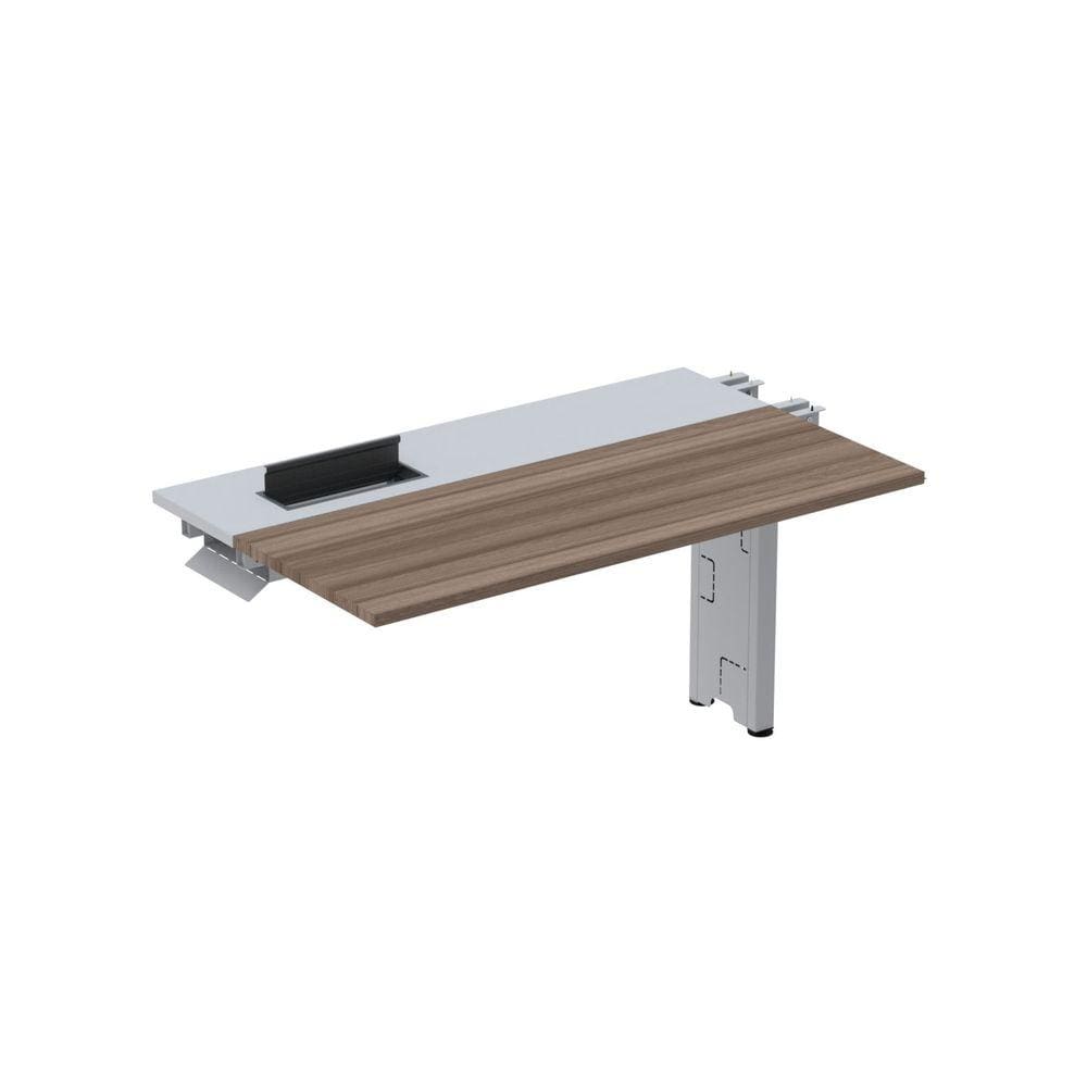 Complemento de Plataforma Corporativa 150x792 Cplpsc150 Walnut/Cinza