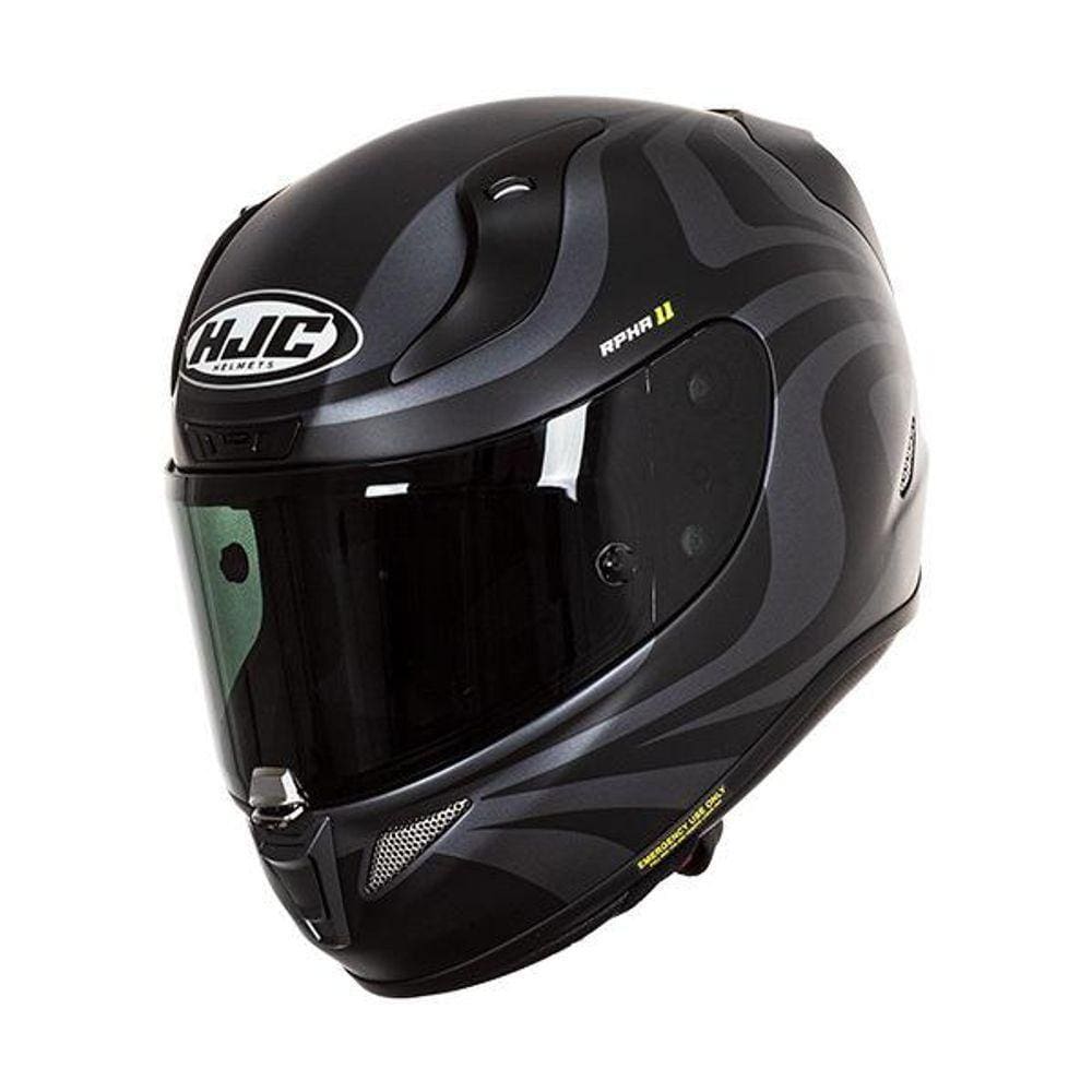 Capacete Hjc Rpha 11 Eldon Cinza E Verde 55 [f016]