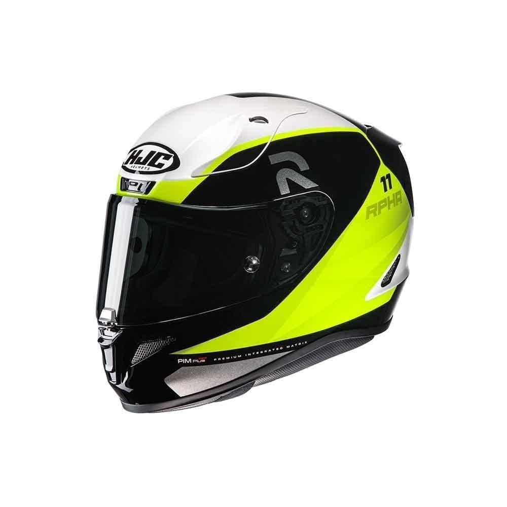 Capacete Hjc Rpha 11 Texen Preto Verde E Branco 59 [f016]