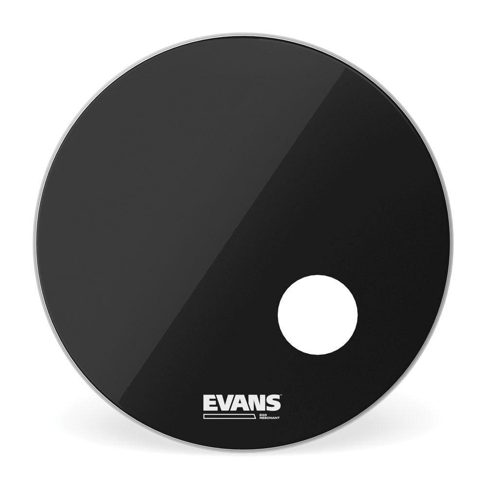 Pele Resposta Para Bumbo 22\" Evans Eq3 Resonant Black Bd22rb [f035]