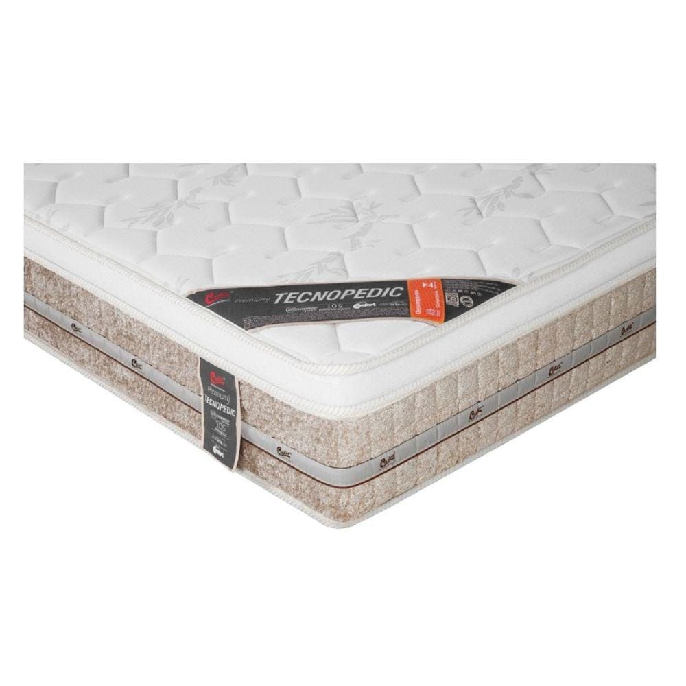 Colchao Casal Mola Castor Premium Tecnopedic One Face 1,38 X 1,88 X 30 (11659)