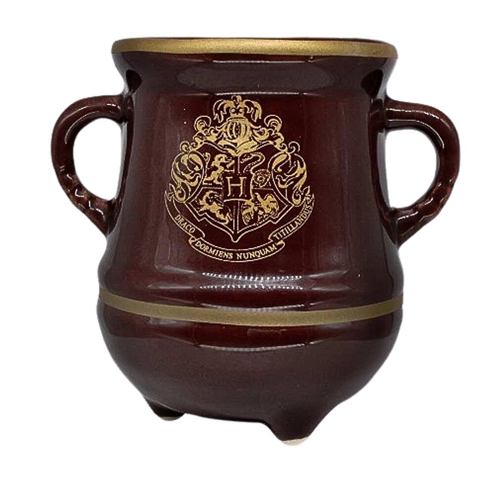 Caneca 3D - 350ml - Caldeirão Poção Hogwarts Dourada