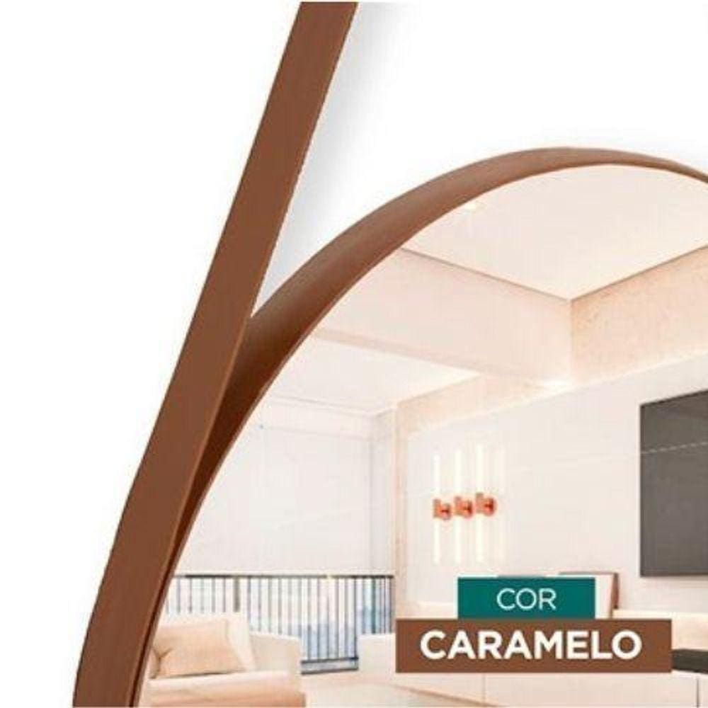 Espelho Retro Adnet 50Cm Alça Parede Banheiro Quarto E Sala