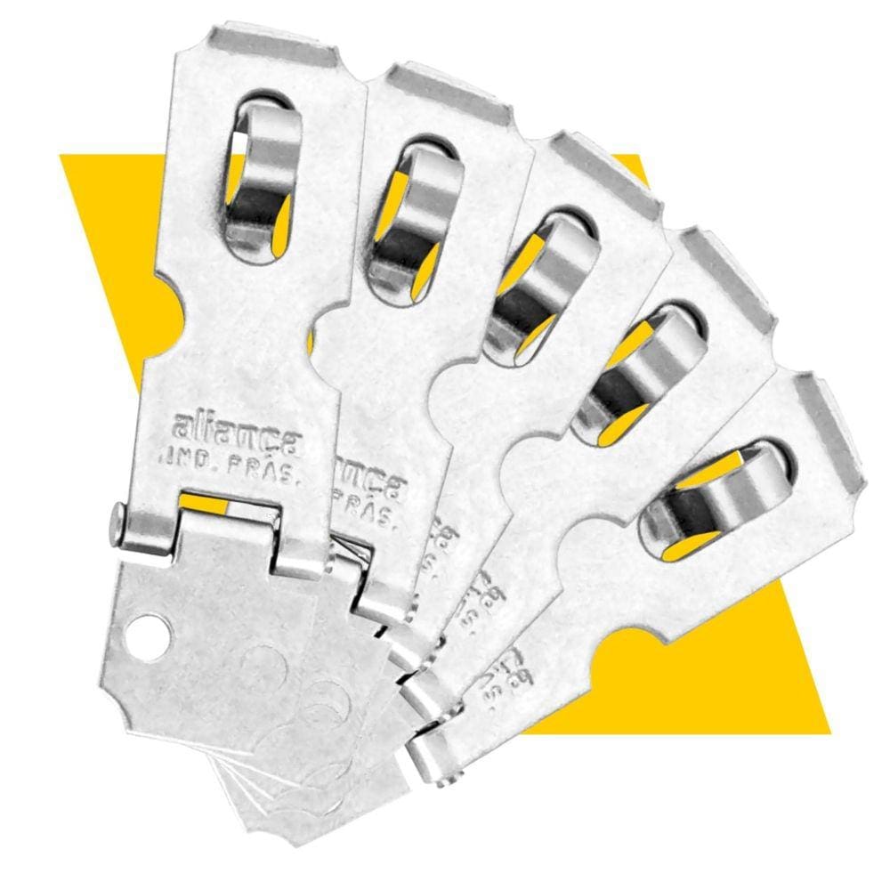 Kit 5 Porta Cadeado Zincado 51mm Aliança
