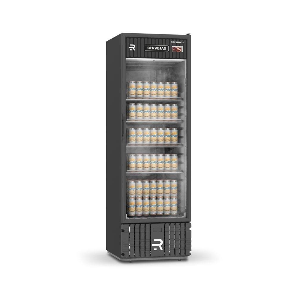 Visa Cooler Cervejeiro Porta de Vidro -7,5 a 2ºC 570L VCCE570PVPB 220V - Refrimate