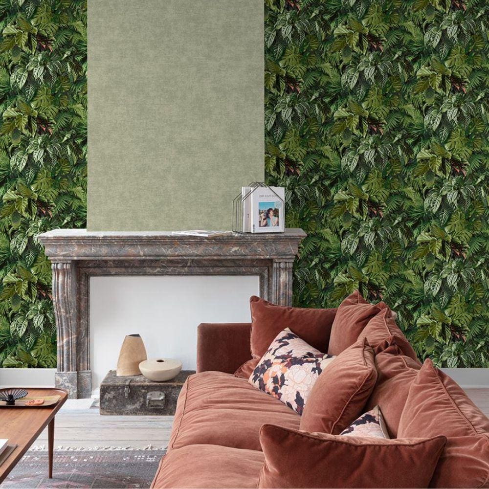 Papel de Parede Ciara Folhagem Branco A66402