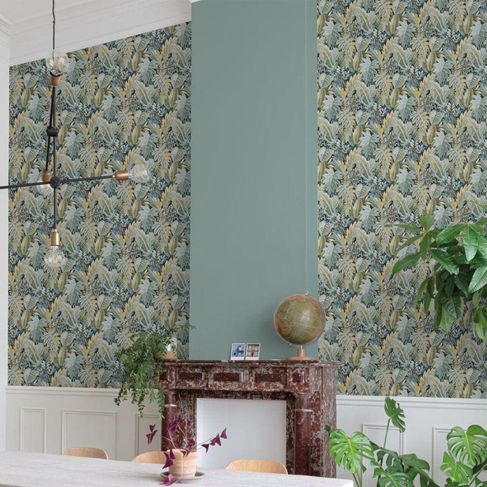 Papel de Parede Ciara Folhagem Branco A64301