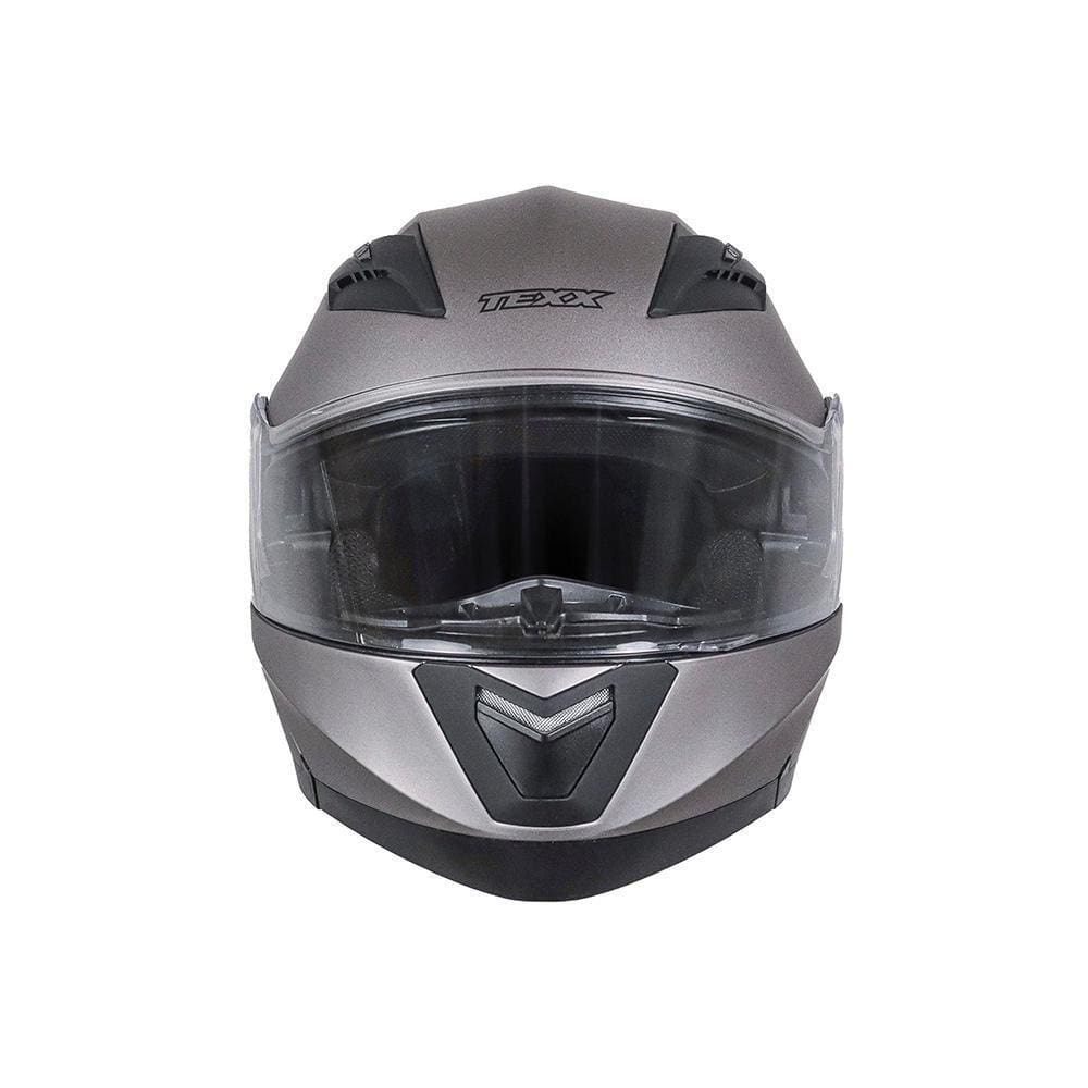 Capacete Texx Escamot Gladiator V3 Chumbo Fosco 62 [f016]