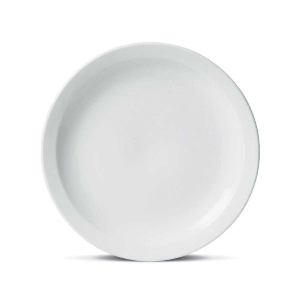 Prato Raso De Porcelana Pro Gourmet 27 Cm Branco Linha Hotel