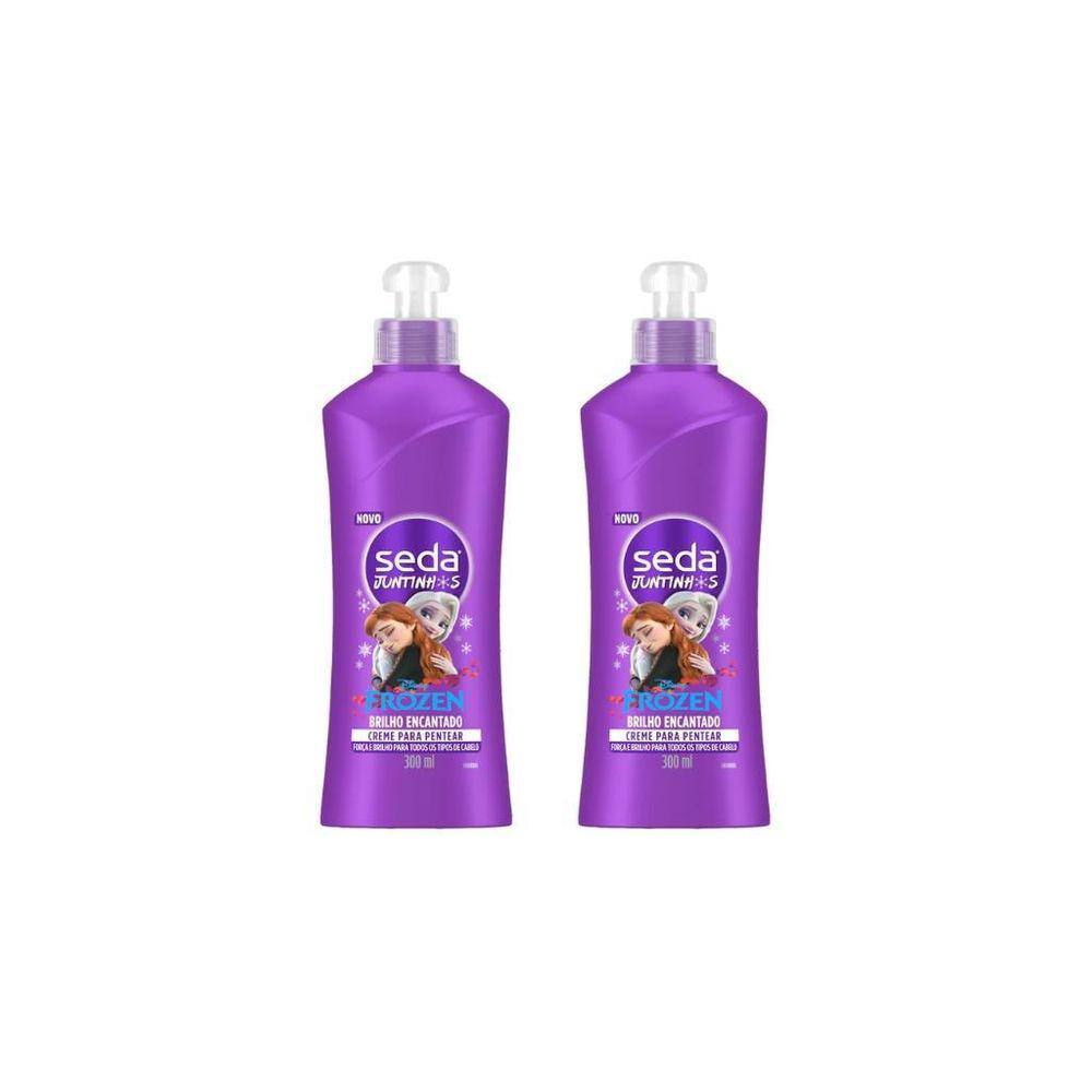 Creme Para Pentear Seda 300Ml Junts Brilho Encant-Kit C/2Un