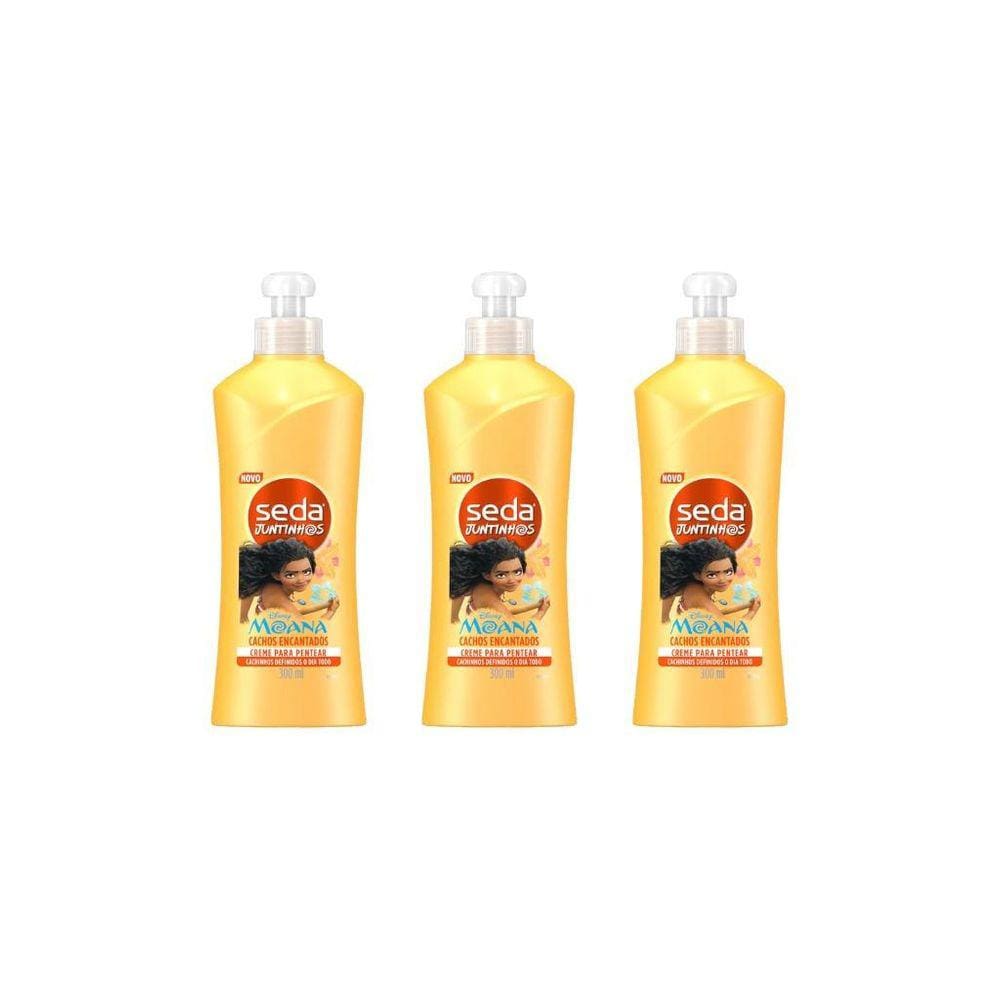 Creme Para Pentear Seda 300Ml Junts Cachos Encant-Kit C/3Un