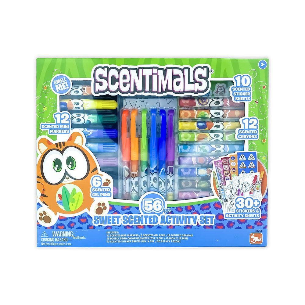 Material de arte, conjunto para colorir, kit de desenho, Scentimals Scented