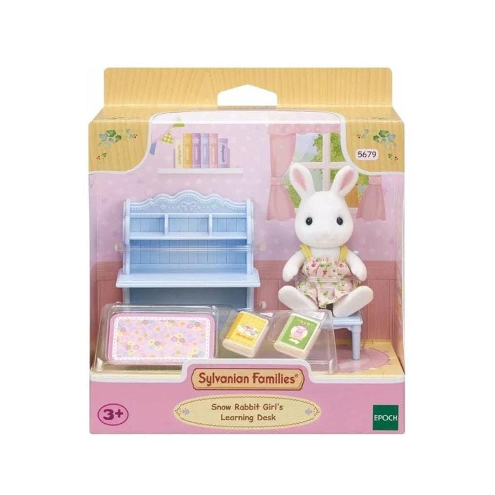 Sylvanian Families Conjunto Escrivaninha Menina Coelho Neve - Epoch