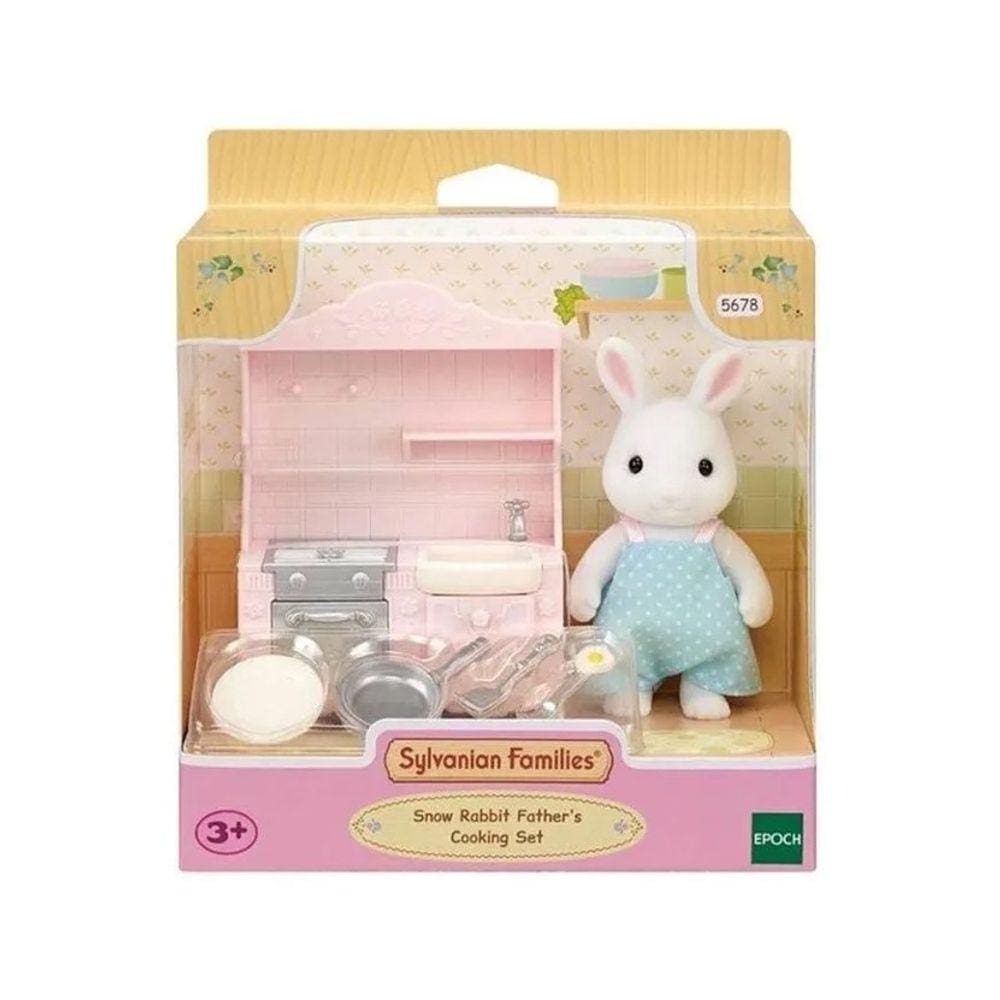 Sylvanian Families Conjunto Cozinha Papai Coelho Neve - Epoch