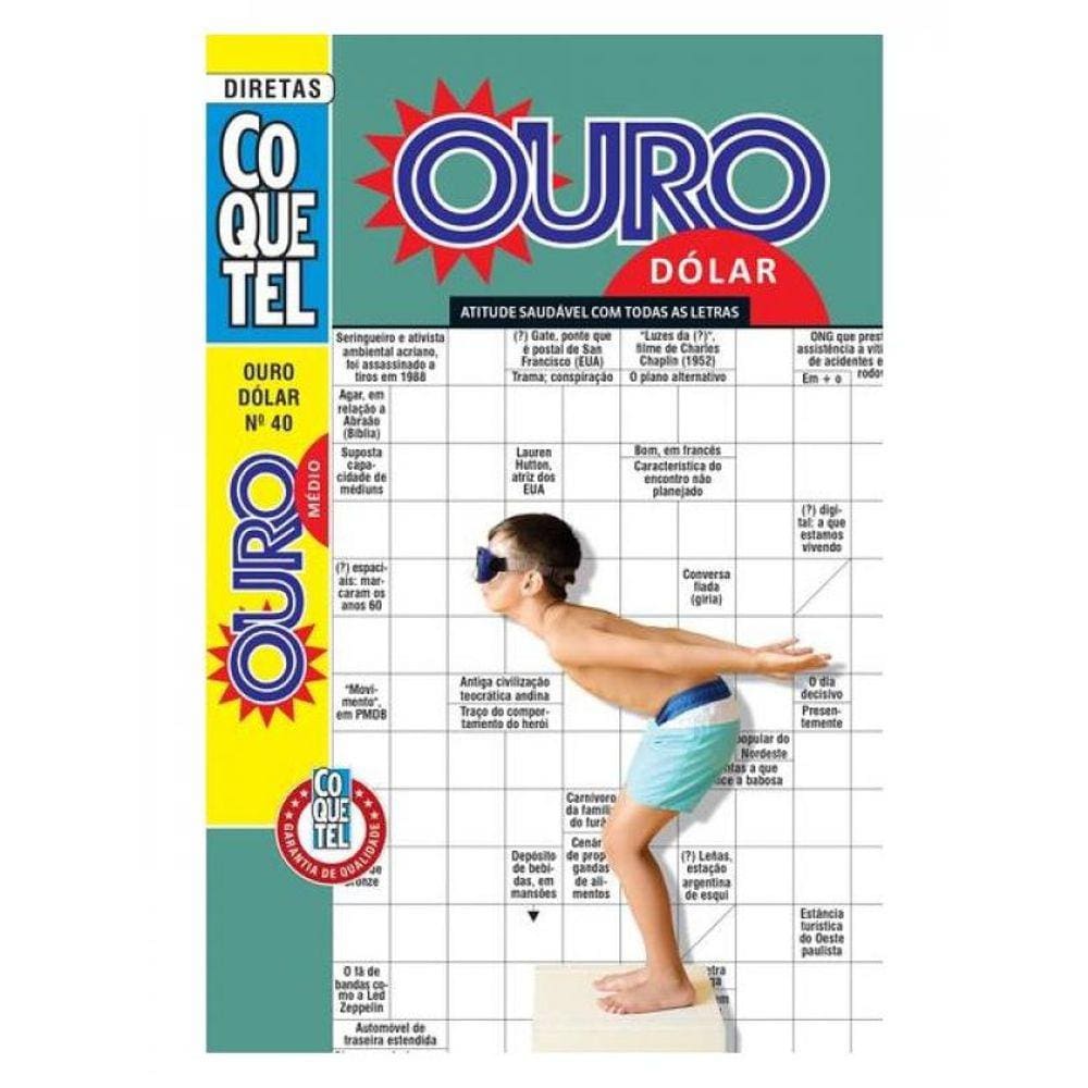 Livro Coquetel Ouro Dólar Ed 40