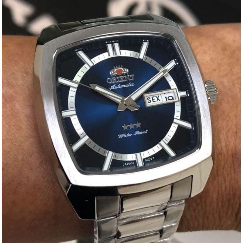 Relógio Masculino Orient Automático Quadrado F49ss031 D1sx