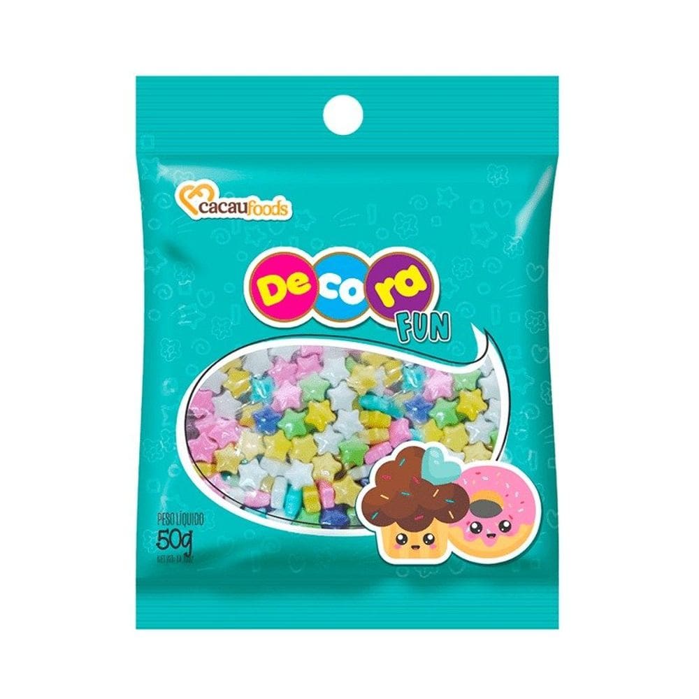 Confeito Estrelinha 50g - Cacau Foods