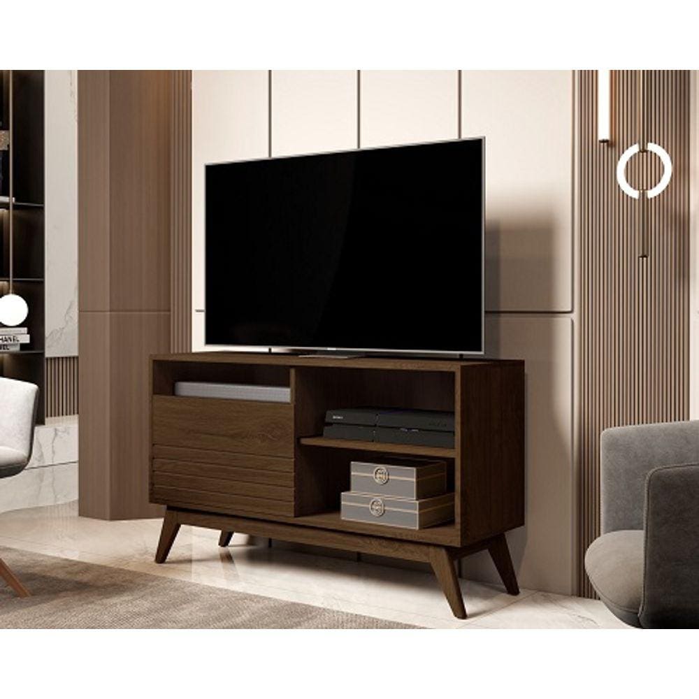 Rack Para TV Até 40 Polegadas Fenix Wood Cedro - Giga Móveis