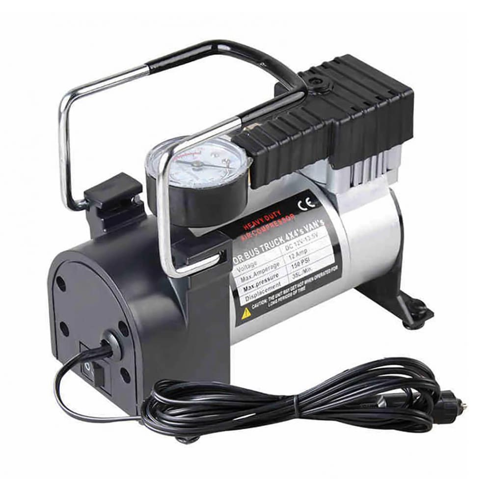 Compressor De Ar Automotivo Portátil 12v Para Carro Moto Bike